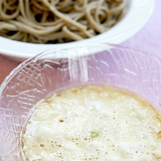 さっぱり♪とろろ蕎麦＊つけ麺で＊